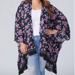 Lane Bryant Floral Kimono